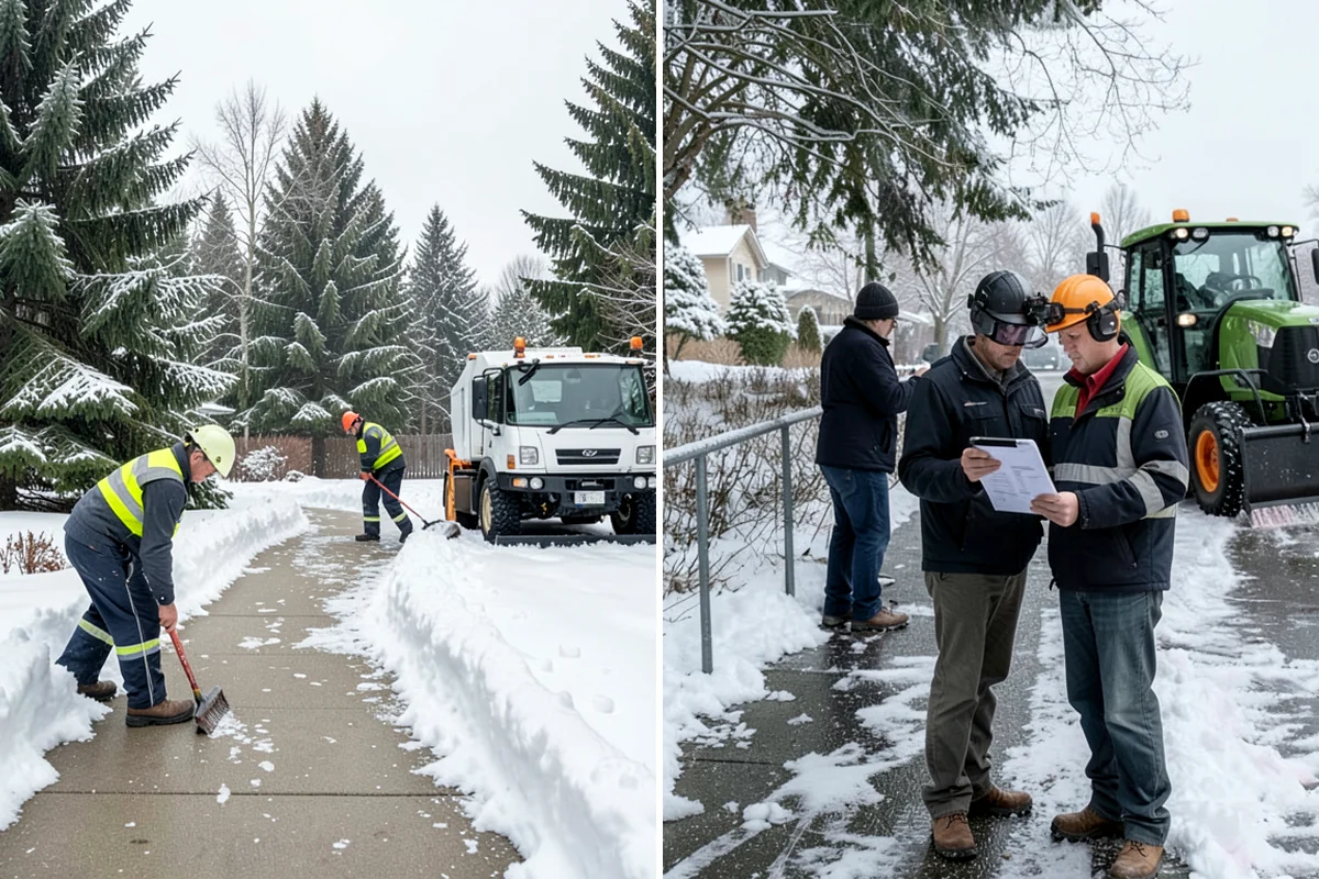 Municipal Snow Removal in Normandy Park, King County, WA - Prioritize public entrances and accessible routes
