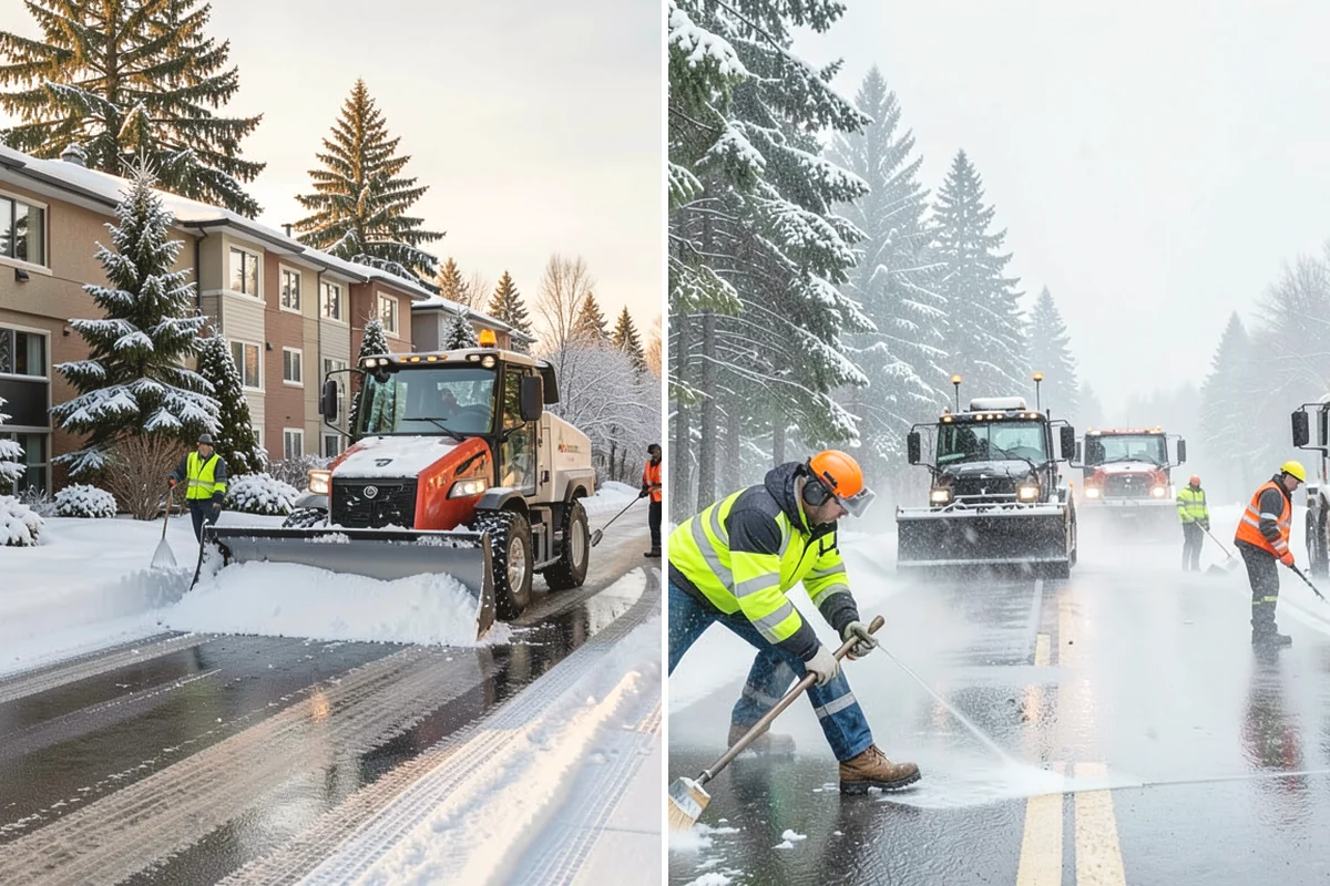 Municipal Snow Removal in North Bend, King County, WA - Prioritize public entrances and accessible routes