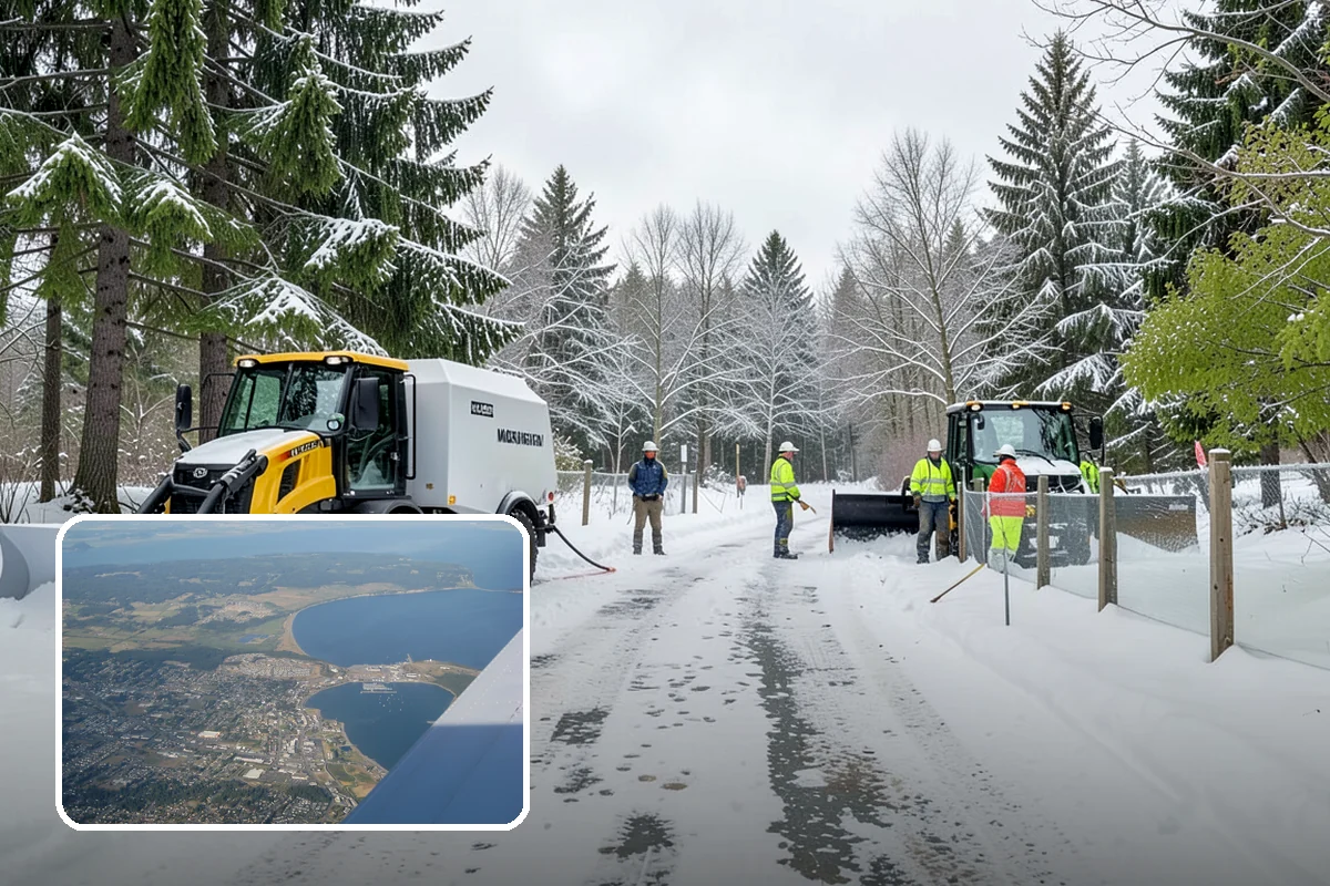 Municipal Snow Removal in Oak Harbor, Island County, WA - Public access to municipal services maintained