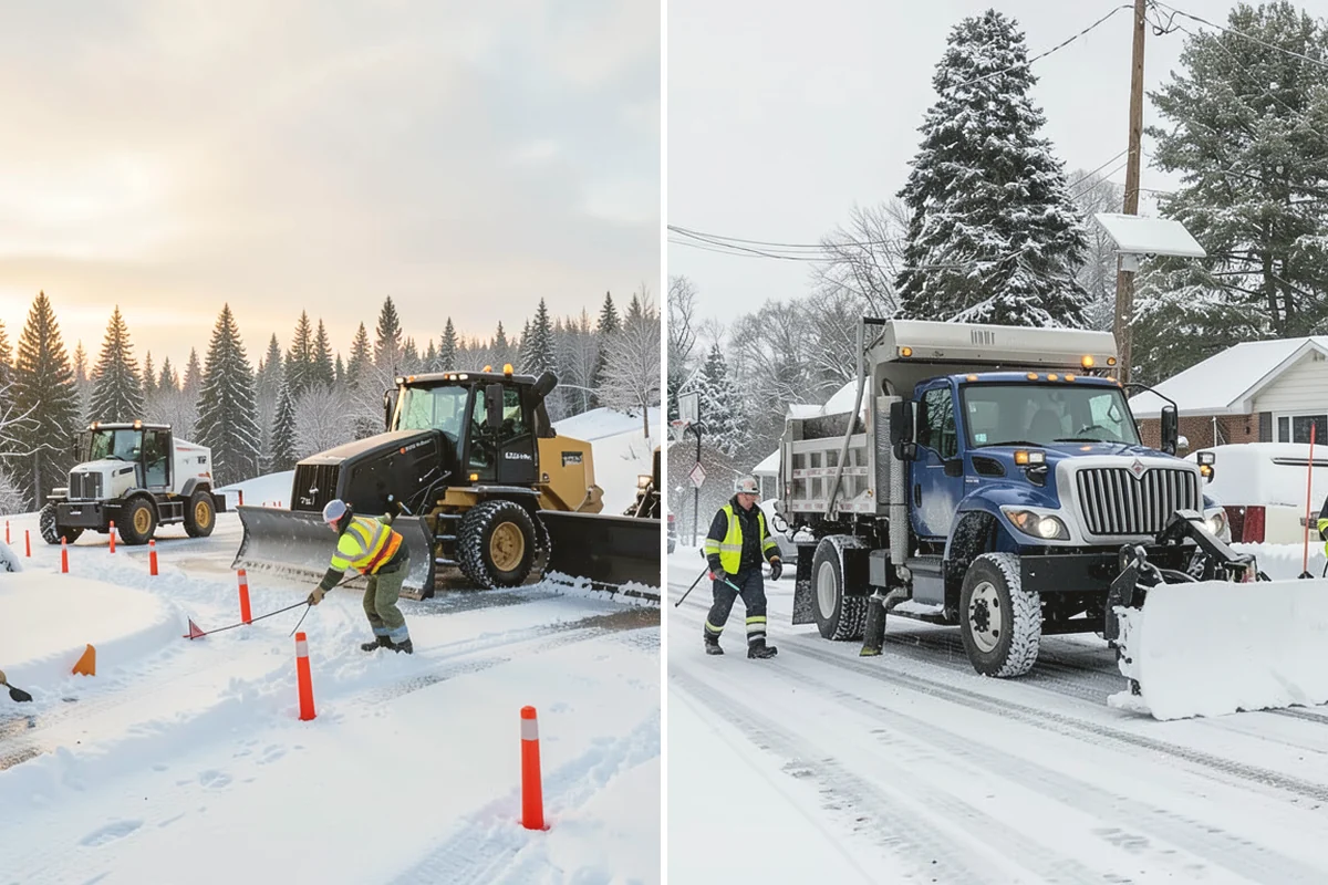 Municipal Snow Removal in Oak Harbor, Island County, WA - Prioritize public entrances and accessible routes