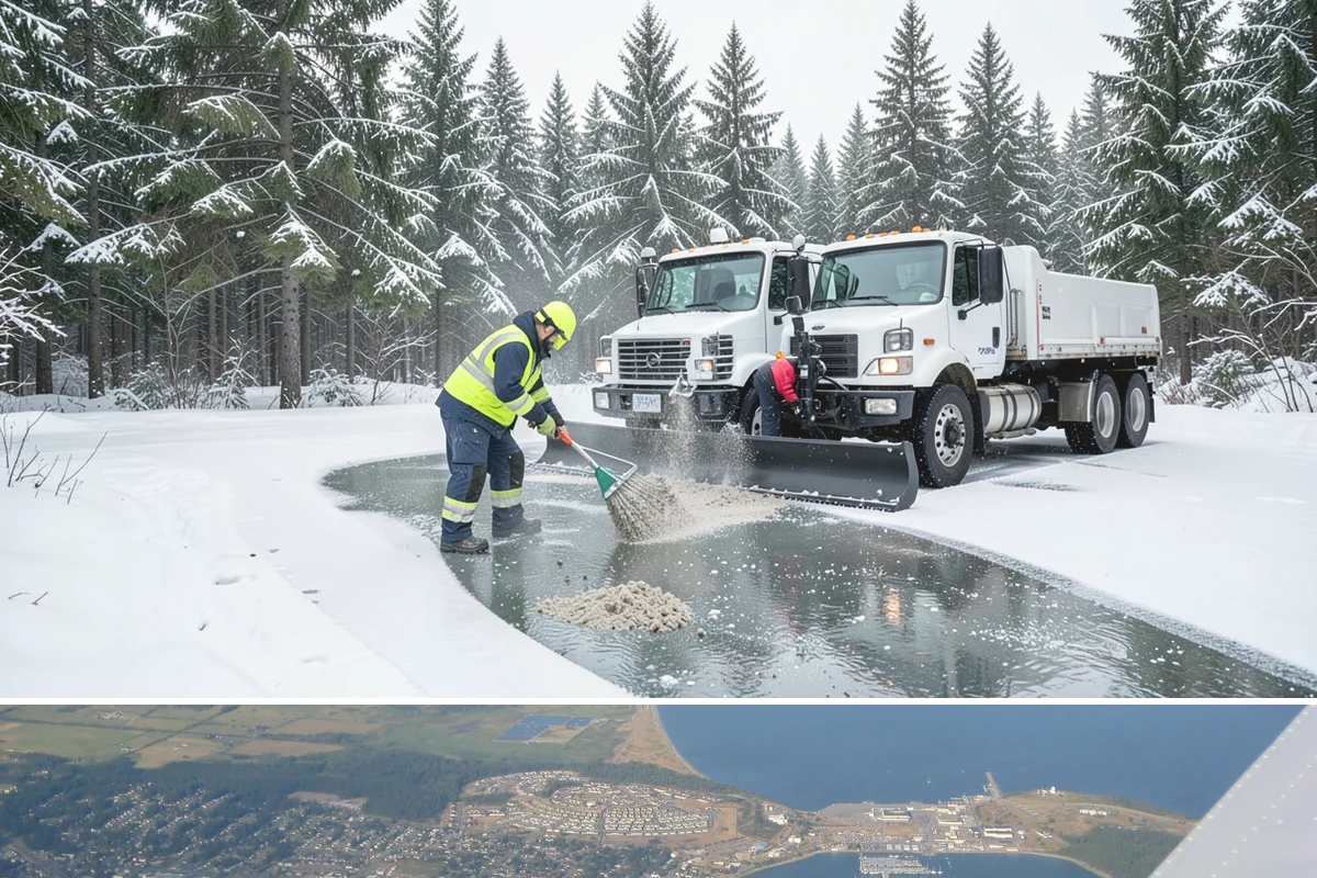 Municipal Snow Removal in Oak Harbor, Island County, WA - Municipal service is essential whenever snow affects public access, mainly from December to February.