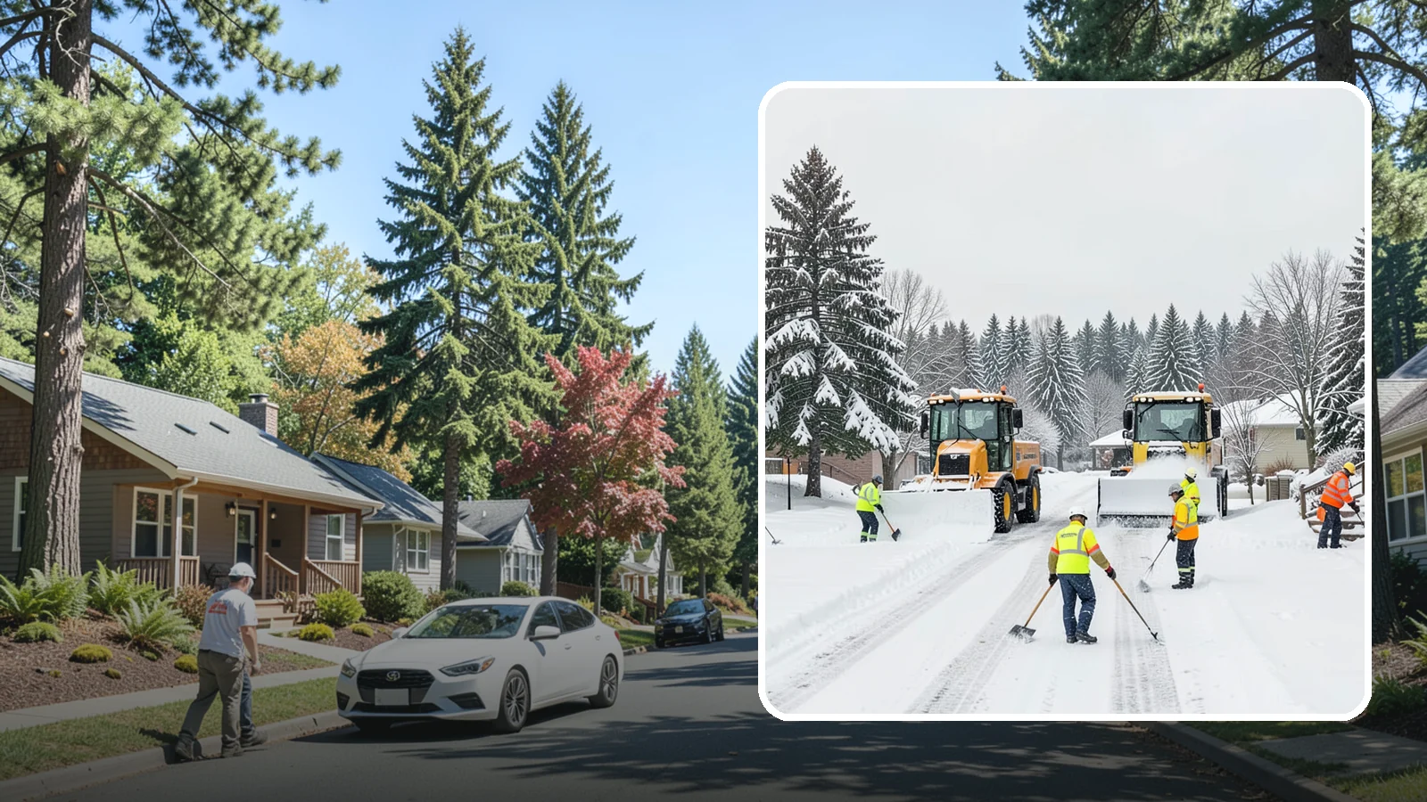 Municipal Snow Removal in Orting, Pierce County, WA - We support municipal properties by clearing public buildings, lots, and walkways for staff and residents.