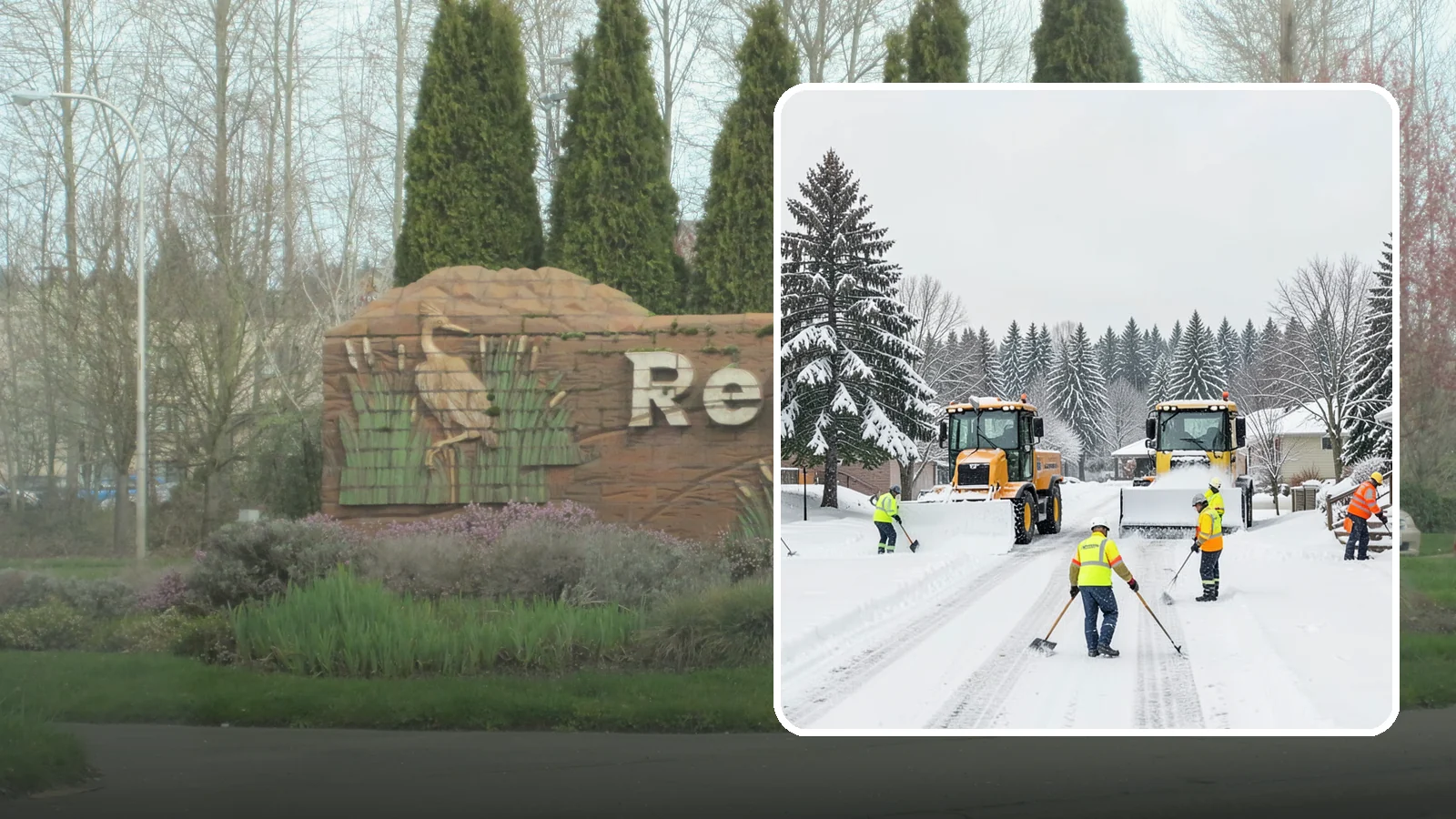 Municipal Snow Removal in Renton, King County, WA - We support municipal properties by clearing public buildings, lots, and walkways for staff and residents.