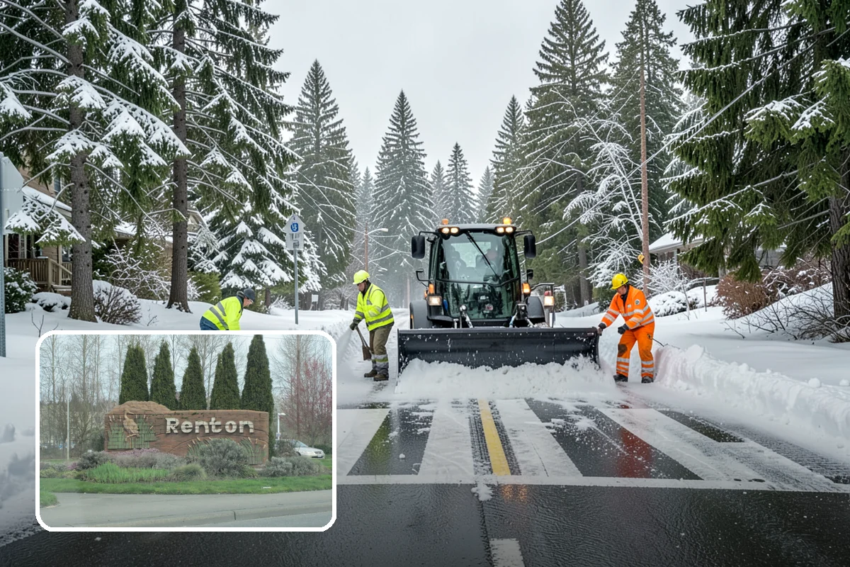 Municipal Snow Removal in Renton, King County, WA - Public access to municipal services maintained