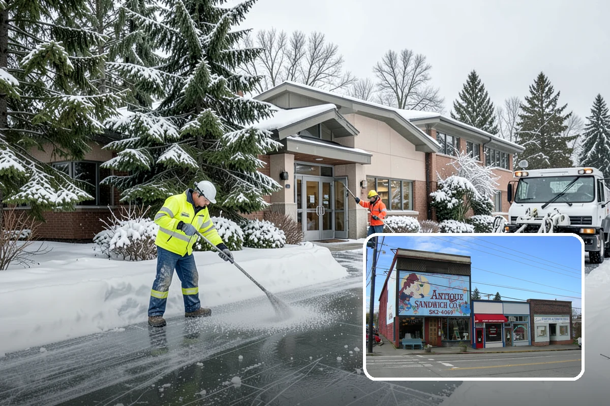 Municipal Snow Removal in Ruston, Pierce County, WA - Public access to municipal services maintained