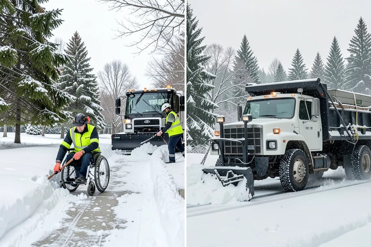 Municipal Snow Removal in SeaTac, King County, WA - Prioritize public entrances and accessible routes