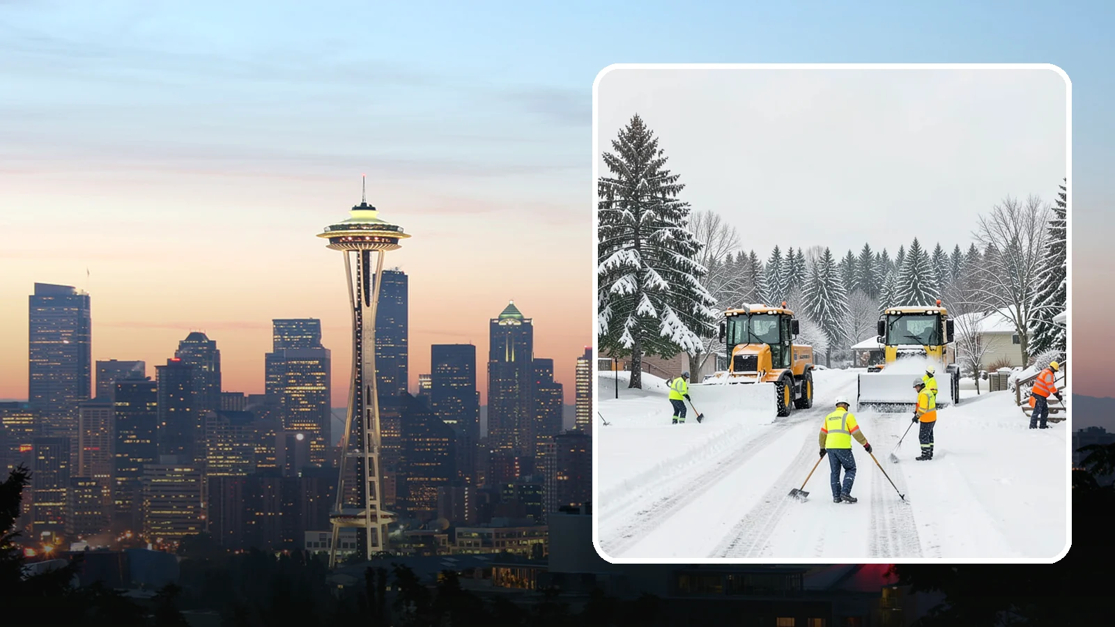 Municipal Snow Removal in Seattle, King County, WA - We support municipal properties by clearing public buildings, lots, and walkways for staff and residents.