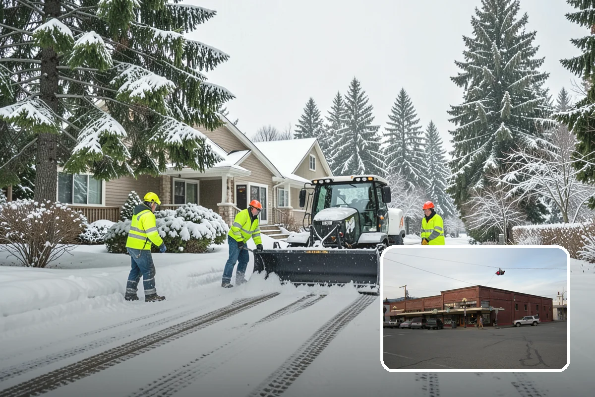 Municipal Snow Removal in Sedro-Woolley, Skagit County, WA - Public access to municipal services maintained
