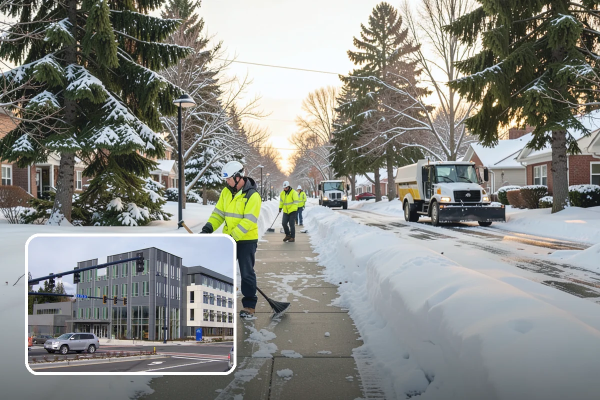 Municipal Snow Removal in Shoreline, King County, WA - Public access to municipal services maintained