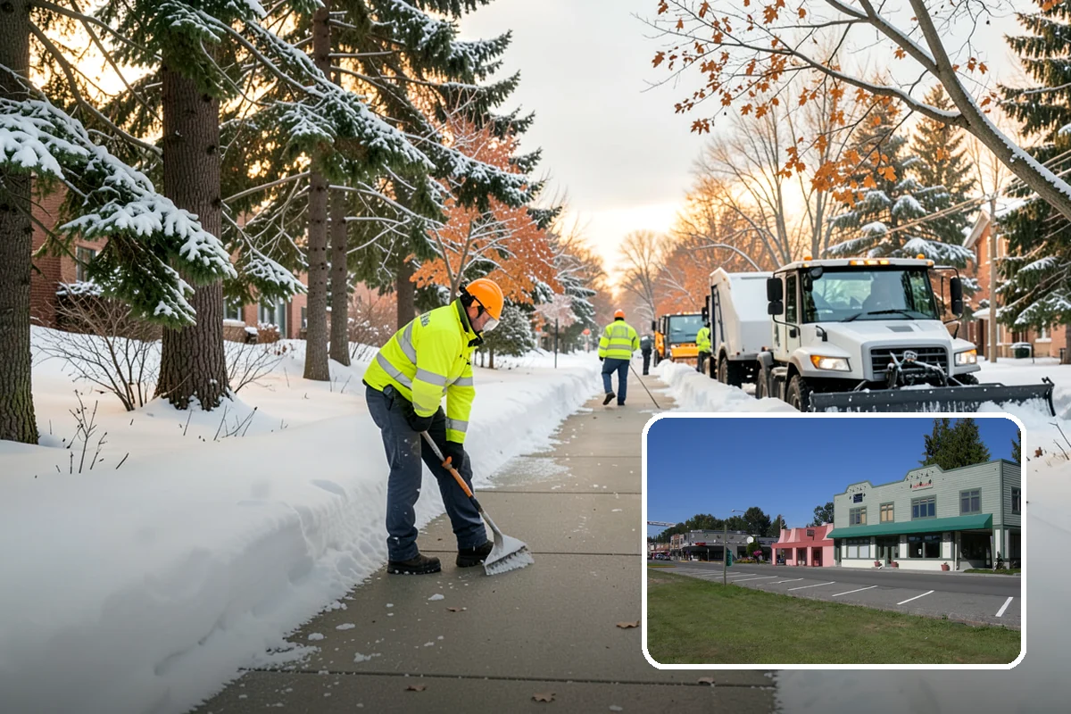 Municipal Snow Removal in Snoqualmie, King County, WA - Public access to municipal services maintained