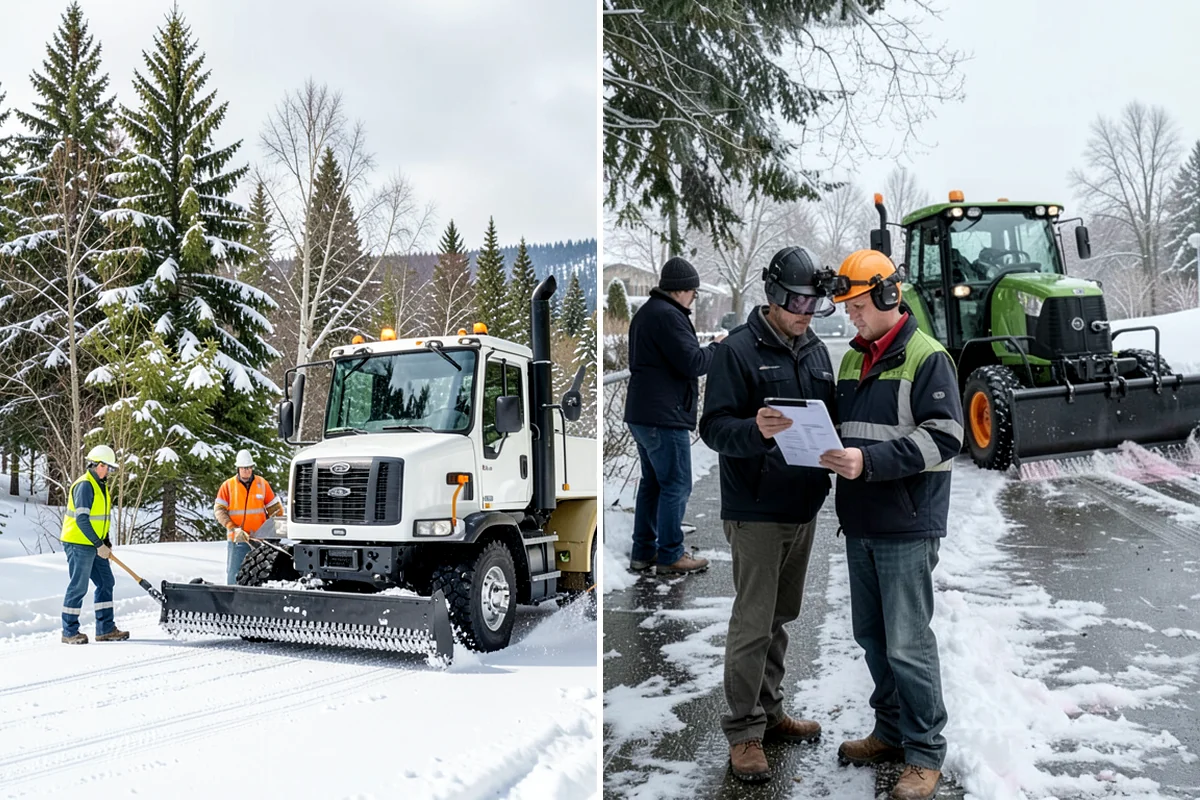 Municipal Snow Removal in Snoqualmie, King County, WA - Prioritize public entrances and accessible routes