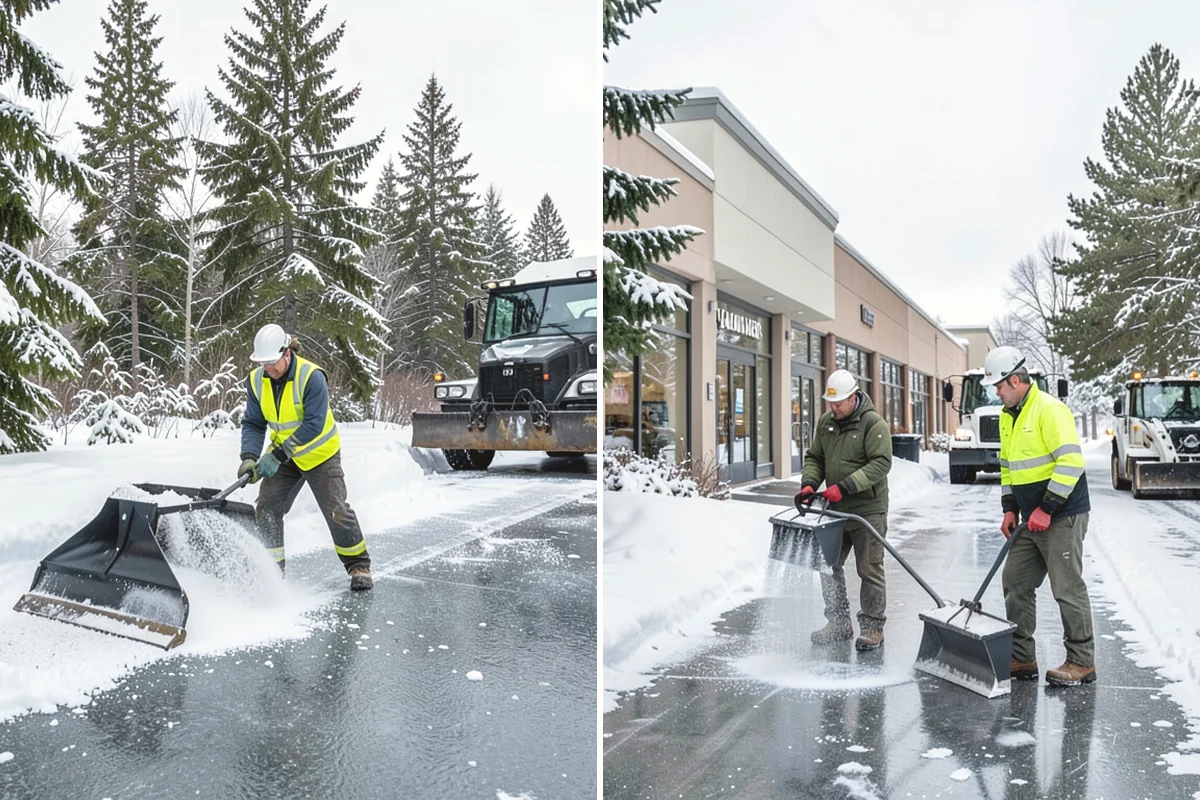 Municipal Snow Removal in Steilacoom, Pierce County, WA - Prioritize public entrances and accessible routes