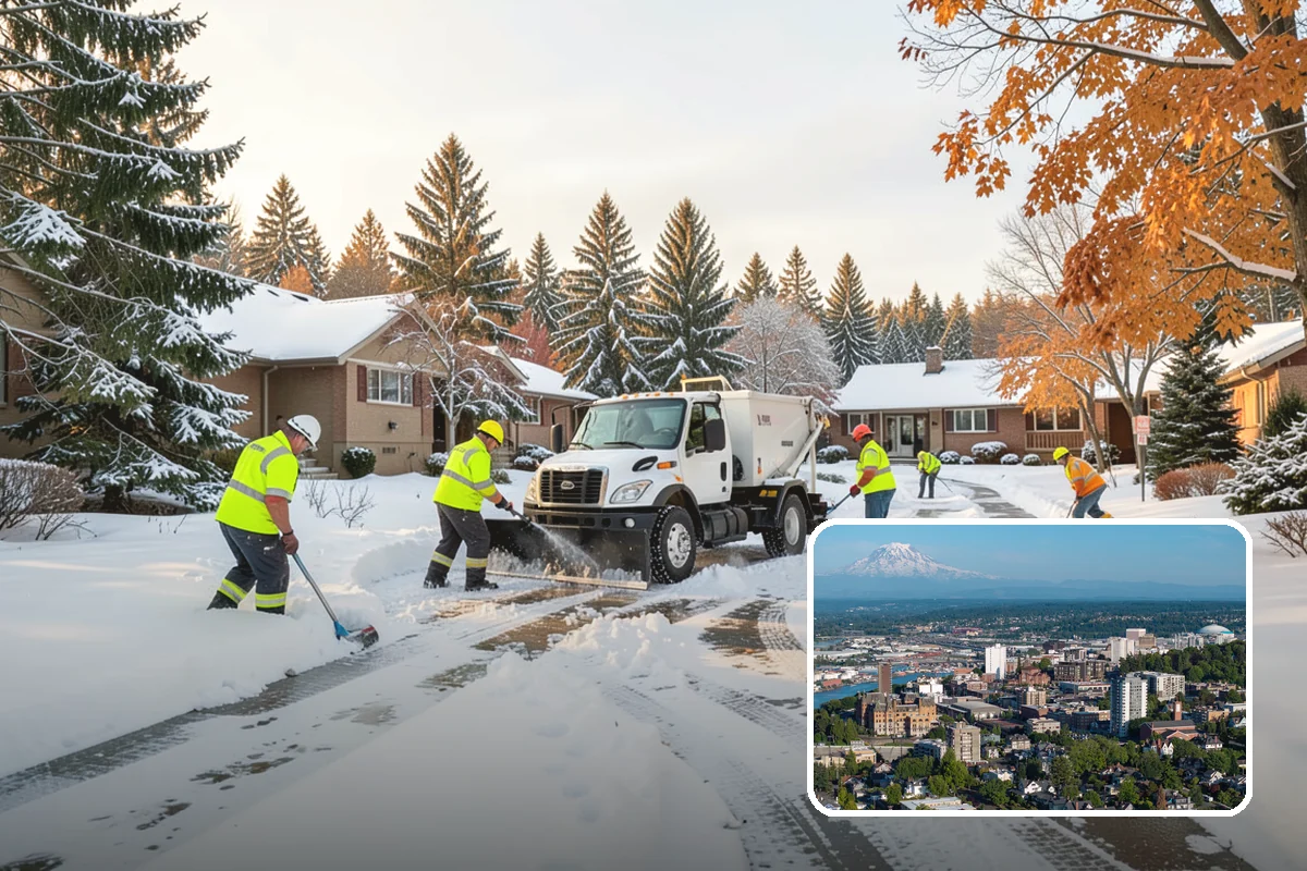 Municipal Snow Removal in Tacoma, Pierce County, WA - Public access to municipal services maintained