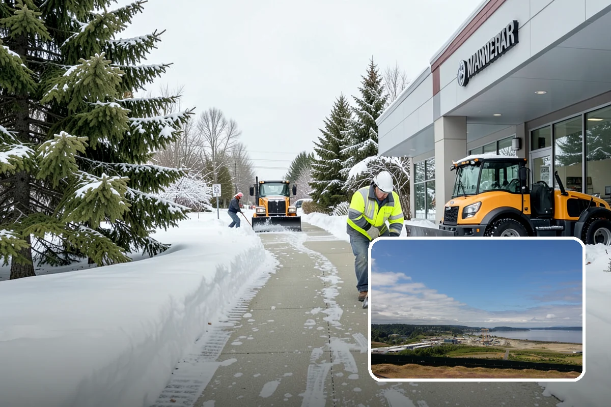 Municipal Snow Removal in University Place, Pierce County, WA - Public access to municipal services maintained