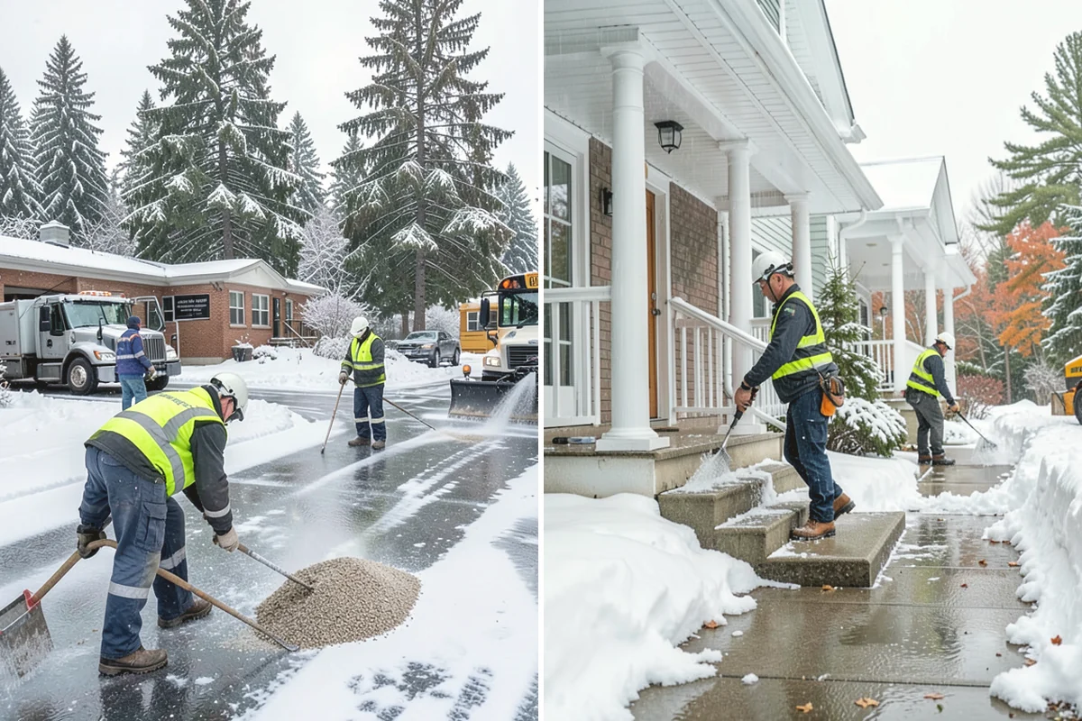 Municipal Snow Removal in University Place, Pierce County, WA - Prioritize public entrances and accessible routes