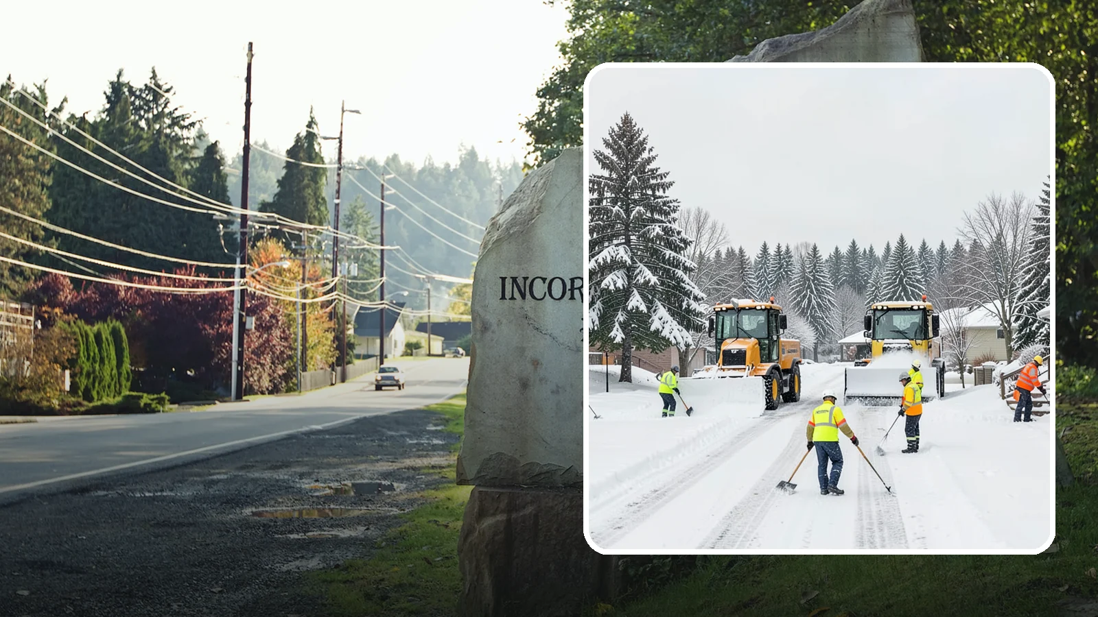 Municipal Snow Removal in Wilkeson, Pierce County, WA - We support municipal properties by clearing public buildings, lots, and walkways for staff and residents.
