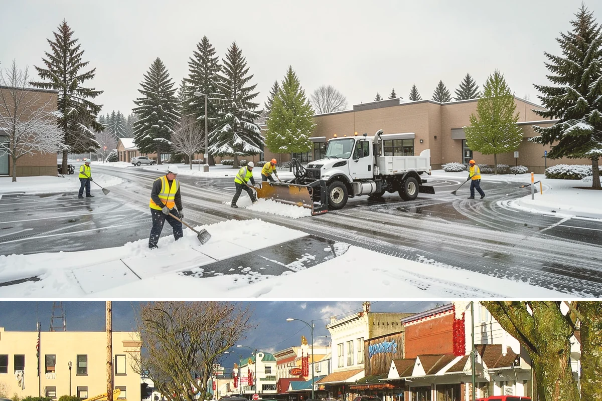 Off-Site Snow Hauling in Arlington, Snohomish County, WA - Off-site snow hauling is called for after heavy or repeated storms leave a constrained property with no place to put more snow.
