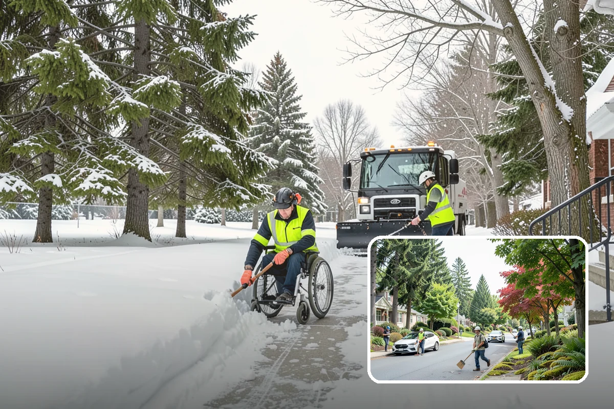 Off-Site Snow Hauling in Beaux Arts Village, King County, WA - Removes snow entirely from space-constrained sites