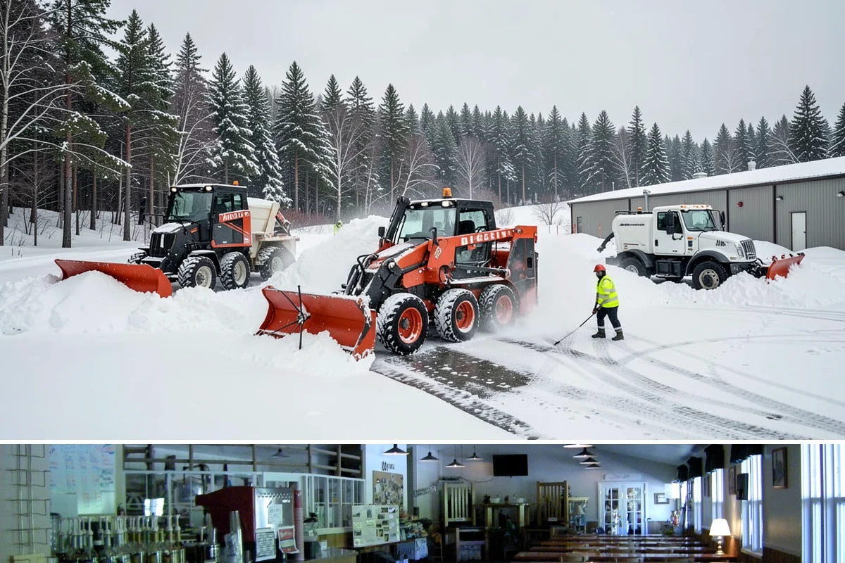 Off-Site Snow Hauling in Black Diamond, King County, WA - Off-site snow hauling is called for after heavy or repeated storms leave a constrained property with no place to put more snow.