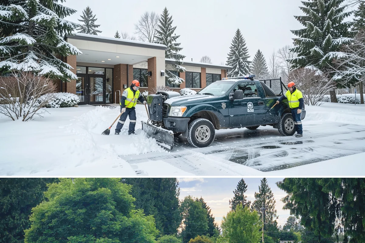 Off-Site Snow Hauling in Bonney Lake, Pierce County, WA - Off-site snow hauling is called for after heavy or repeated storms leave a constrained property with no place to put more snow.