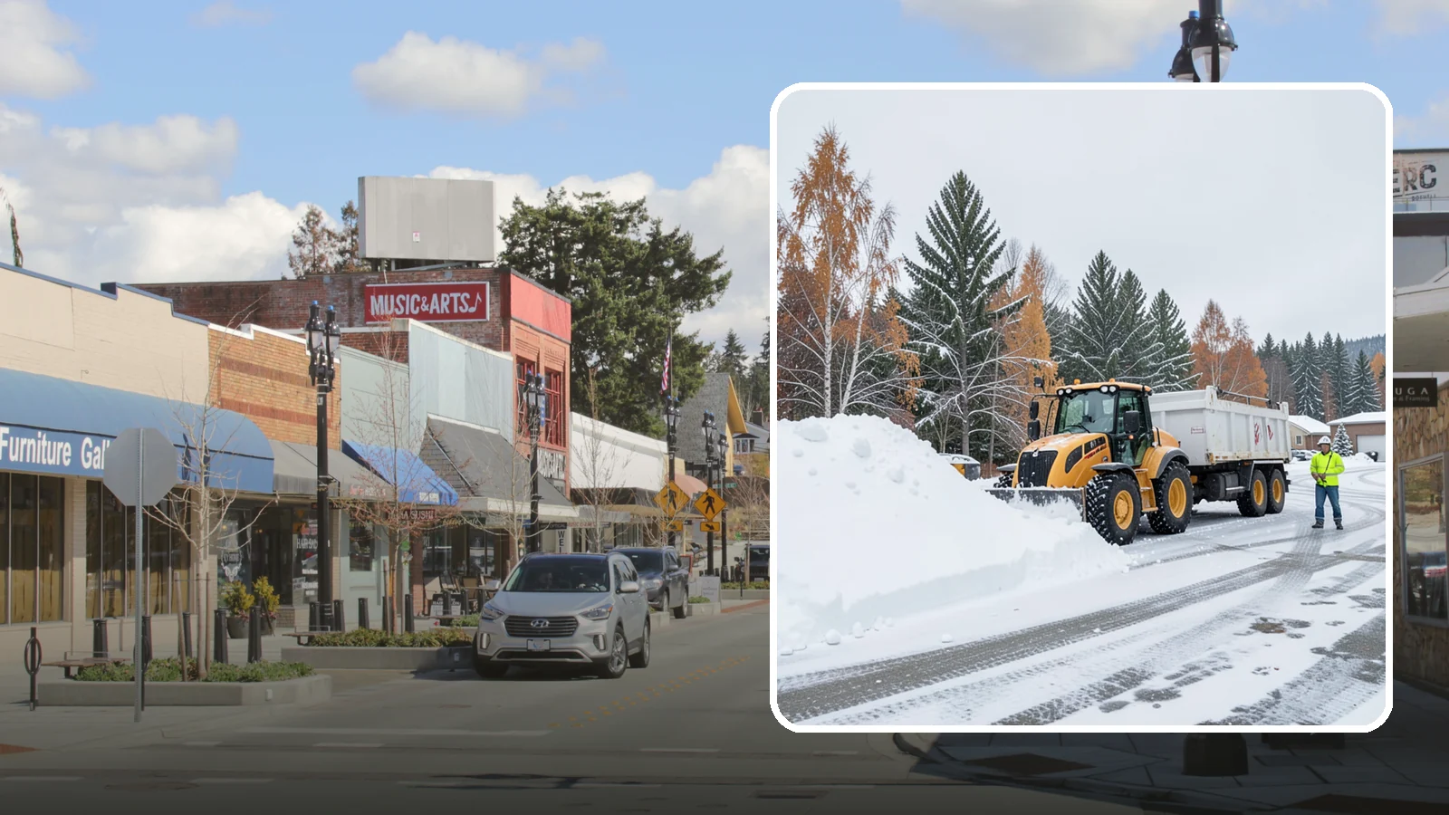 Off-Site Snow Hauling in Bothell, King County, WA - We transport snow completely off your property to an approved disposal location.