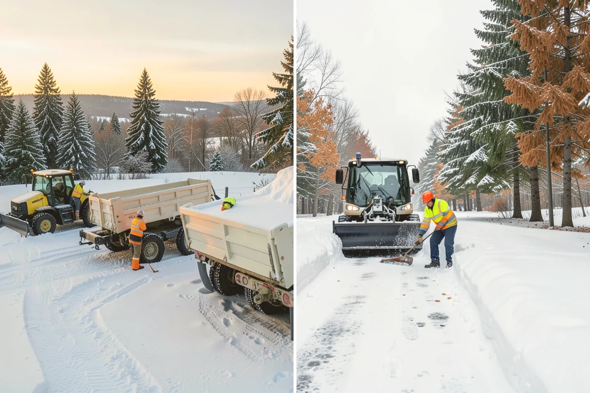 Off-Site Snow Hauling in Bothell, King County, WA - Estimate volume and required truckloads