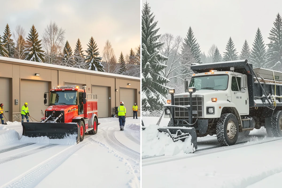 Off-Site Snow Hauling in Brier, Snohomish County, WA - Estimate volume and required truckloads