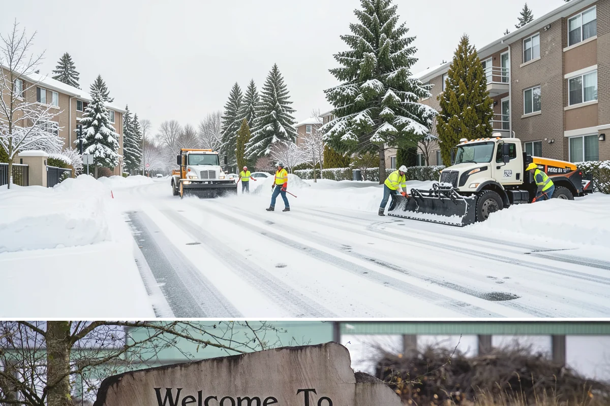 Off-Site Snow Hauling in Buckley, Pierce County, WA - Off-site snow hauling is called for after heavy or repeated storms leave a constrained property with no place to put more snow.