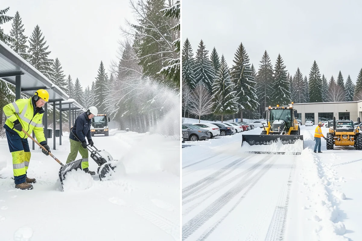 Off-Site Snow Hauling in Burien, King County, WA - Estimate volume and required truckloads
