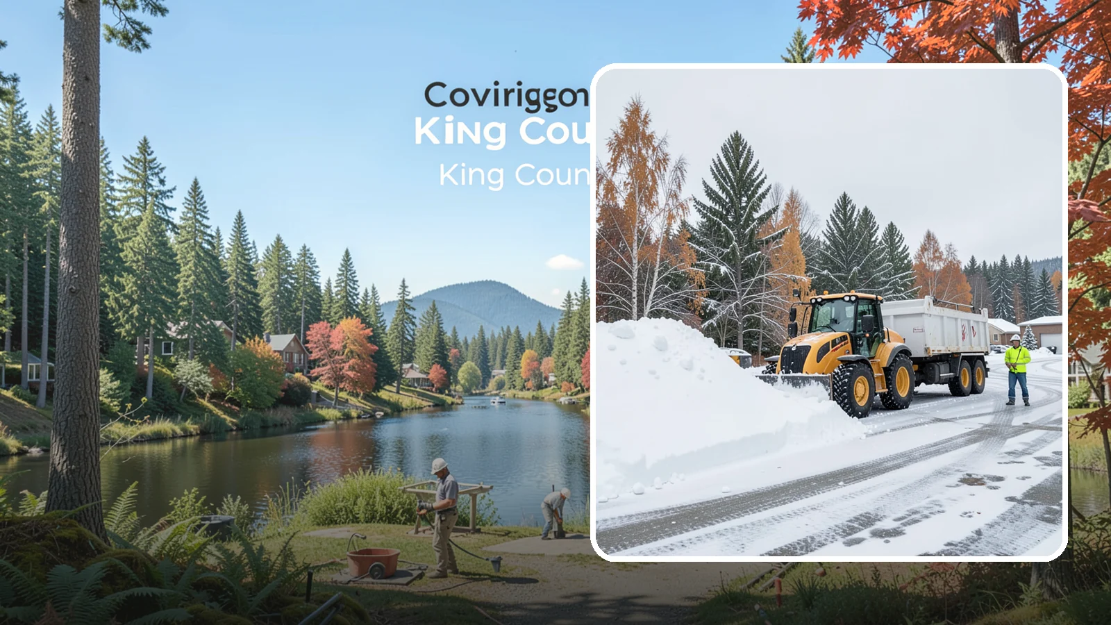 Off-Site Snow Hauling in Covington, King County, WA - We transport snow completely off your property to an approved disposal location.