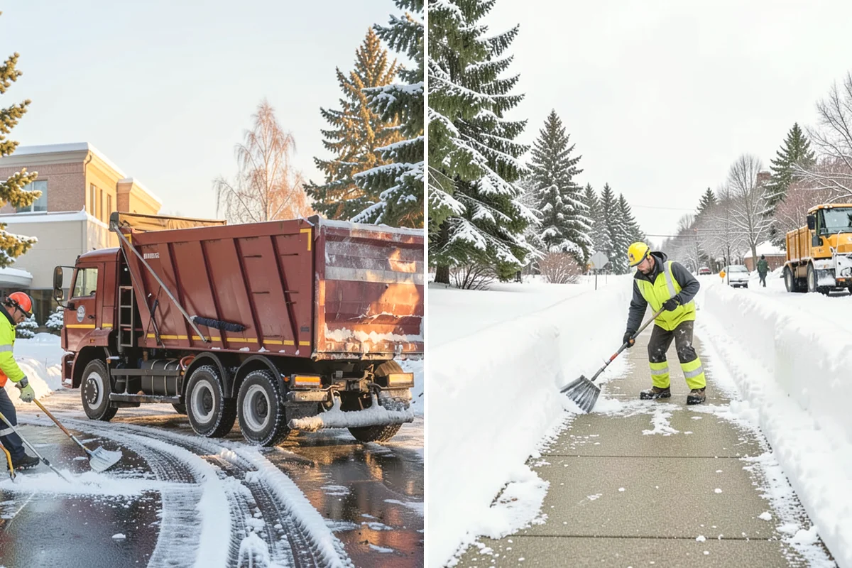 Off-Site Snow Hauling in Covington, King County, WA - Estimate volume and required truckloads