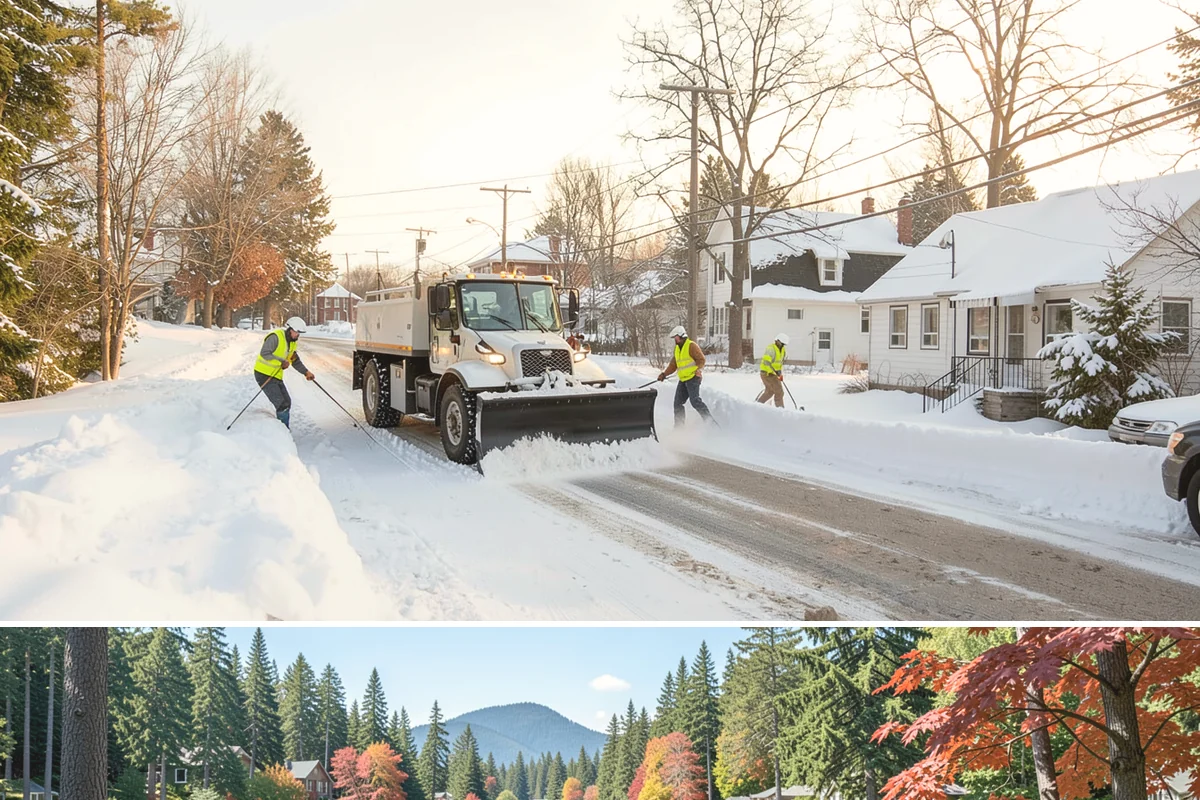 Off-Site Snow Hauling in Covington, King County, WA - Off-site snow hauling is called for after heavy or repeated storms leave a constrained property with no place to put more snow.
