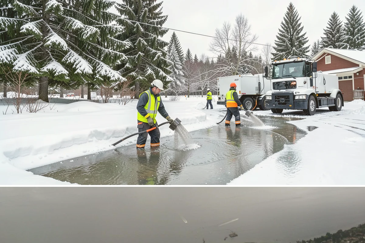 Off-Site Snow Hauling in Des Moines, King County, WA - Off-site snow hauling is called for after heavy or repeated storms leave a constrained property with no place to put more snow.