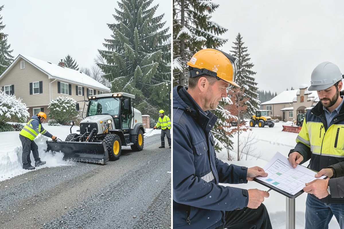 Off-Site Snow Hauling in Duvall, King County, WA - Estimate volume and required truckloads