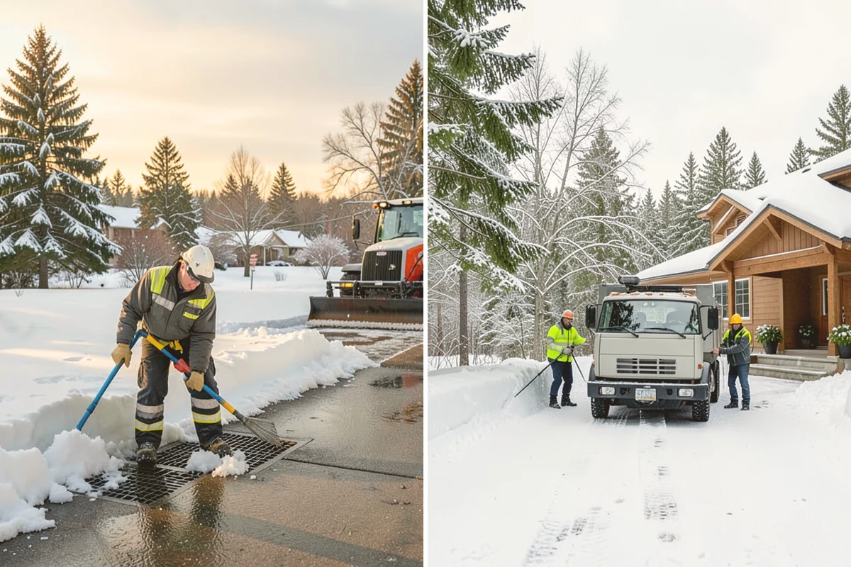 Off-Site Snow Hauling in Eatonville, Pierce County, WA - Estimate volume and required truckloads