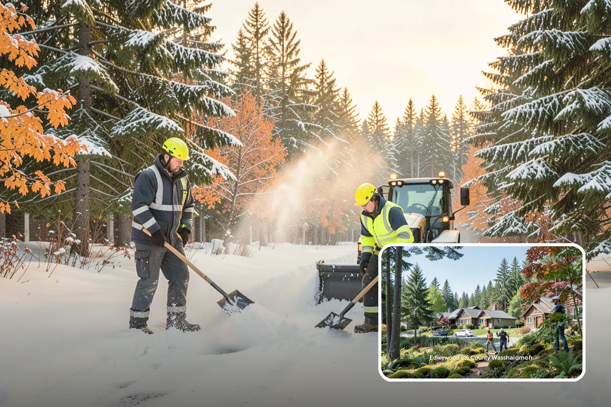 Off-Site Snow Hauling in Edgewood, Pierce County, WA - Removes snow entirely from space-constrained sites