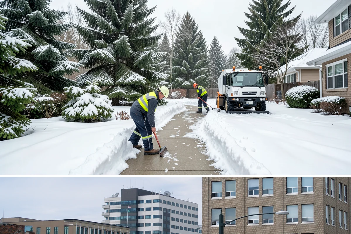 Off-Site Snow Hauling in Everett, Snohomish County, WA - Off-site snow hauling is called for after heavy or repeated storms leave a constrained property with no place to put more snow.