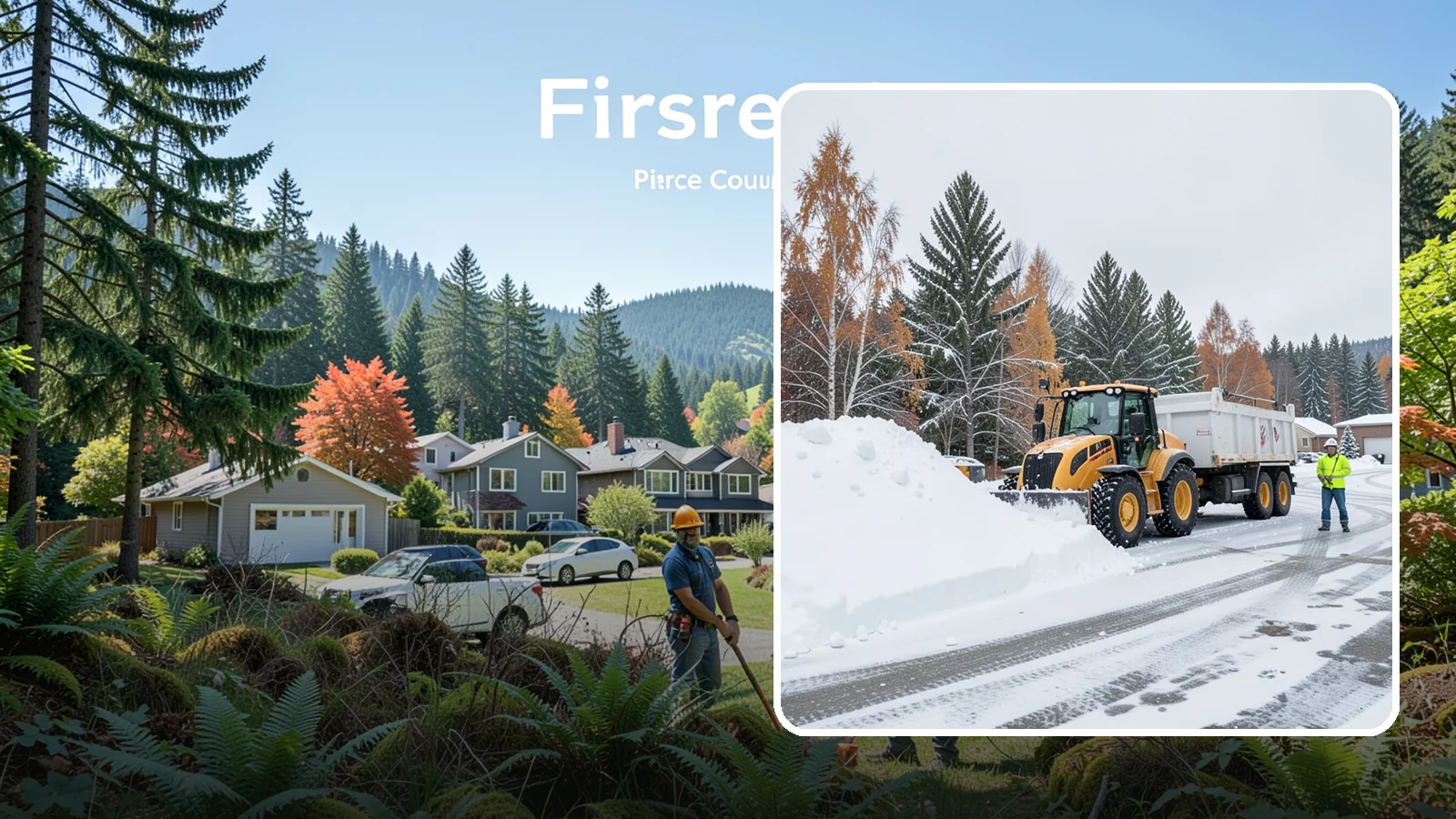Off-Site Snow Hauling in Fircrest, Pierce County, WA - We transport snow completely off your property to an approved disposal location.