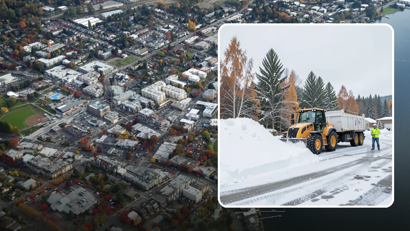 Off-Site Snow Hauling in Kirkland, King County, WA - We transport snow completely off your property to an approved disposal location.