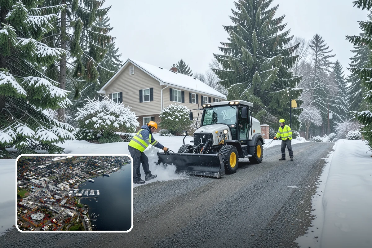 Off-Site Snow Hauling in Kirkland, King County, WA - Removes snow entirely from space-constrained sites