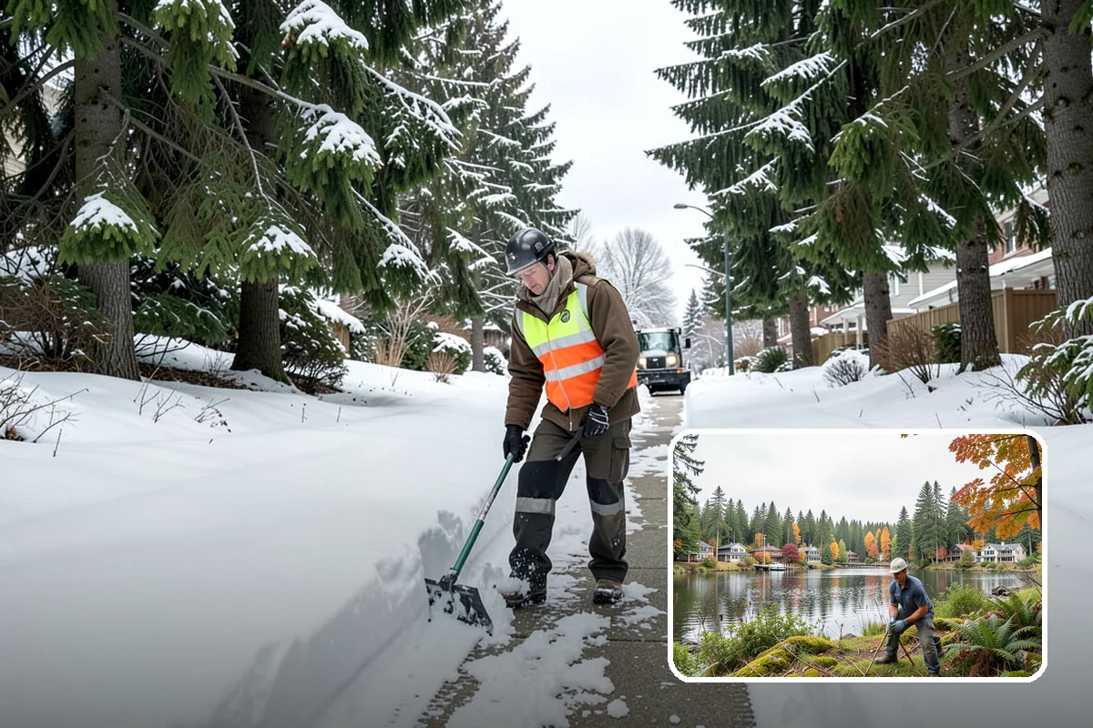 Off-Site Snow Hauling in La Conner, Skagit County, WA - Removes snow entirely from space-constrained sites