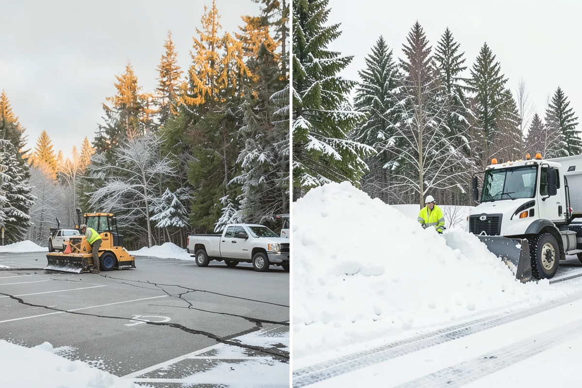Off-Site Snow Hauling in La Conner, Skagit County, WA - Estimate volume and required truckloads