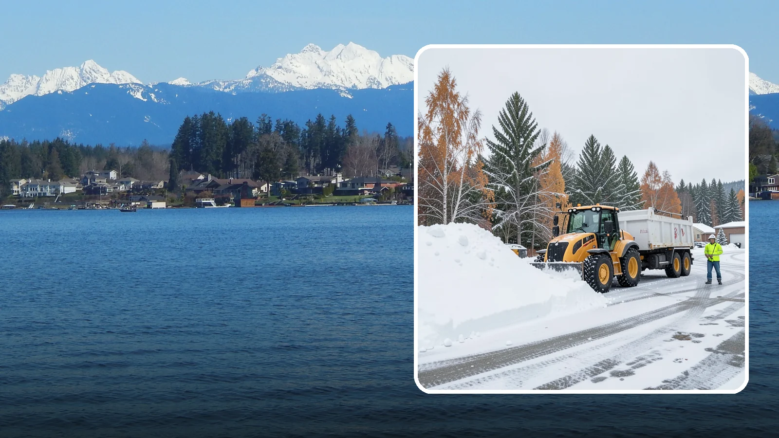 Off-Site Snow Hauling in Lake Stevens, Snohomish County, WA - We transport snow completely off your property to an approved disposal location.