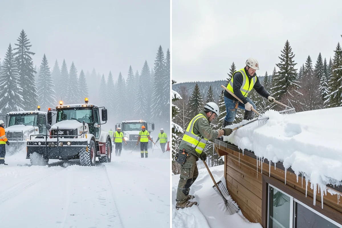 Off-Site Snow Hauling in Lake Stevens, Snohomish County, WA - Estimate volume and required truckloads
