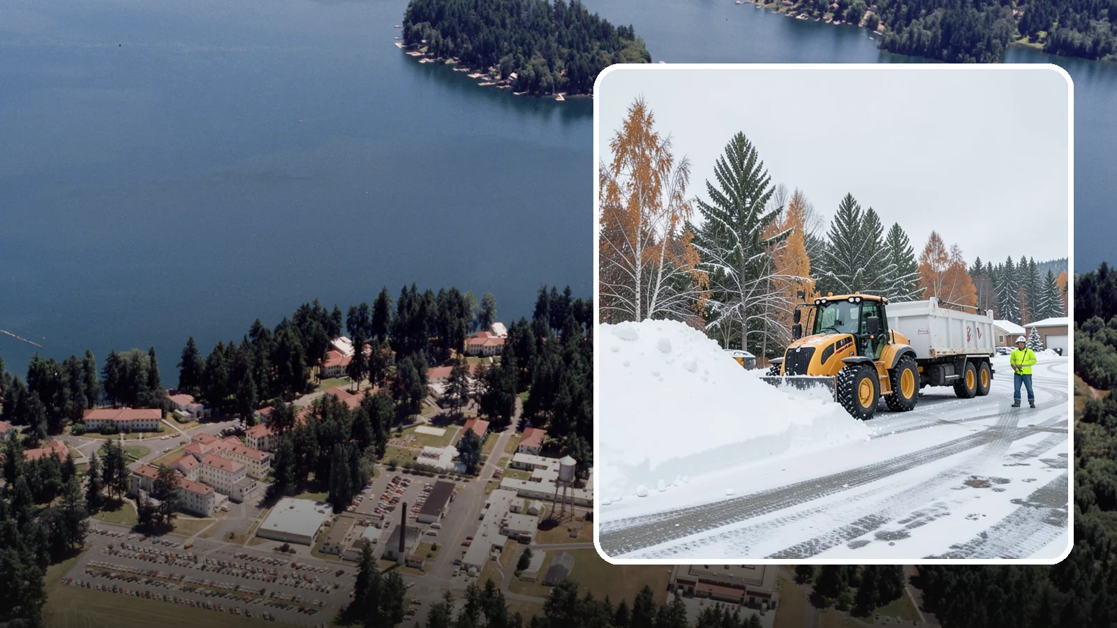 Off-Site Snow Hauling in Lakewood, Pierce County, WA - We transport snow completely off your property to an approved disposal location.