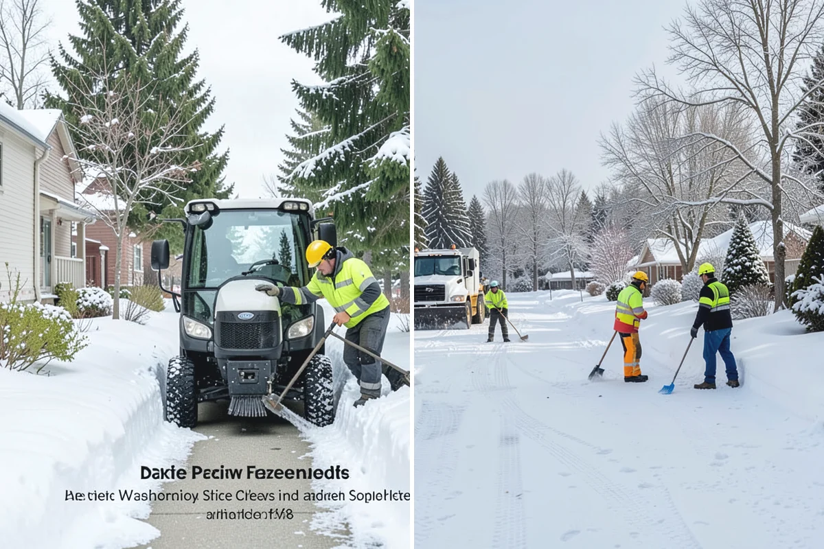 Off-Site Snow Hauling in Medina, King County, WA - Estimate volume and required truckloads