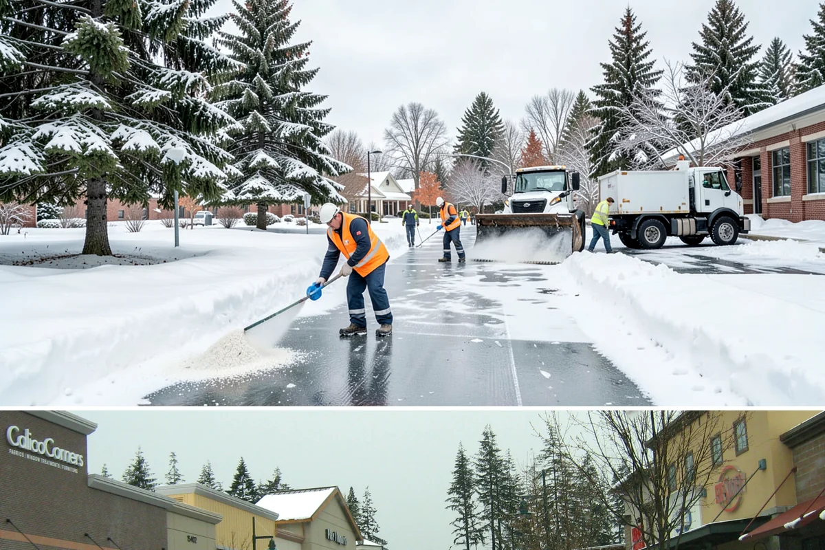 Off-Site Snow Hauling in Mill Creek, Snohomish County, WA - Off-site snow hauling is called for after heavy or repeated storms leave a constrained property with no place to put more snow.