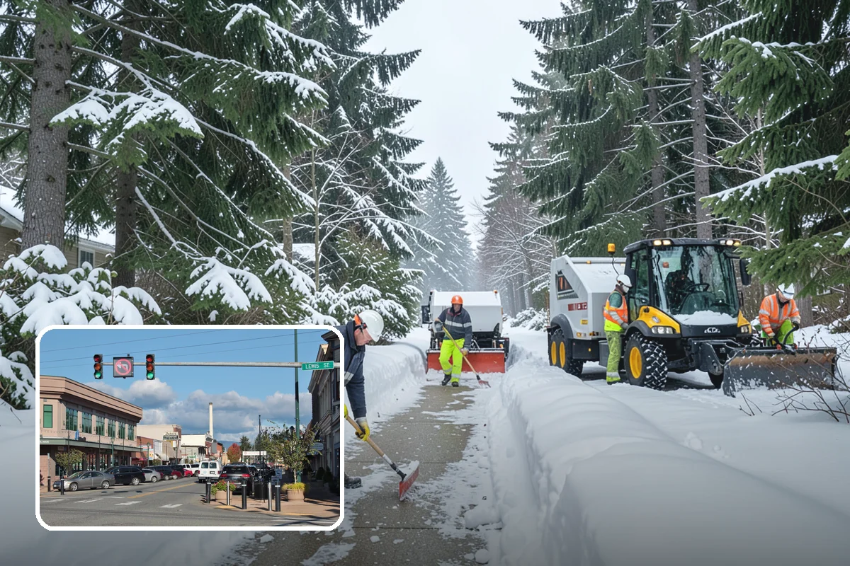 Off-Site Snow Hauling in Monroe, Snohomish County, WA - Removes snow entirely from space-constrained sites
