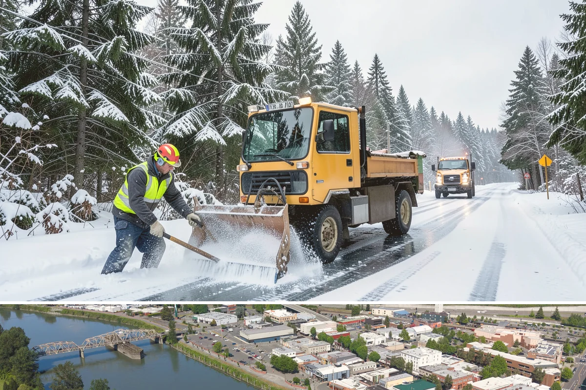 Off-Site Snow Hauling in Mount Vernon, Skagit County, WA - Off-site snow hauling is called for after heavy or repeated storms leave a constrained property with no place to put more snow.
