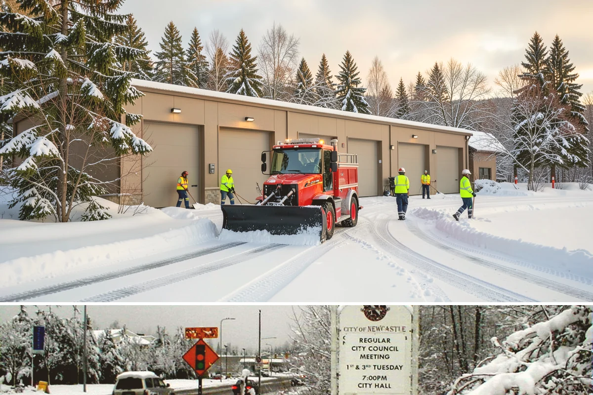 Off-Site Snow Hauling in Newcastle, King County, WA - Off-site snow hauling is called for after heavy or repeated storms leave a constrained property with no place to put more snow.